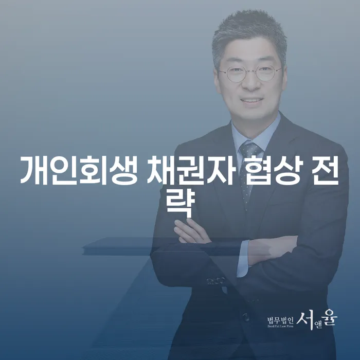 개인회생 채권자 협상 전략은 어떻게 해야 할까요?